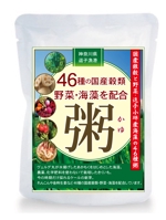 ハッピー60 (happy6048)さんの46種の国産穀類と野菜、海草を使用したおかゆのラベルデザインへの提案