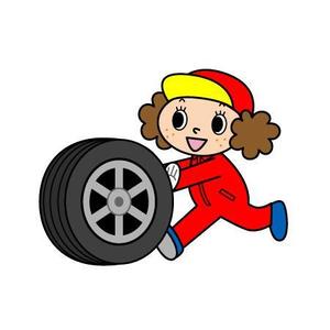 こまつちひろ (koma_chihi)さんのチラシ等で使用するタイヤショップのキャラクター製作への提案