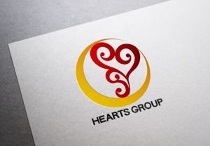he-design (heloc)さんのホールディングス　HEARTS GROUP　のロゴへの提案