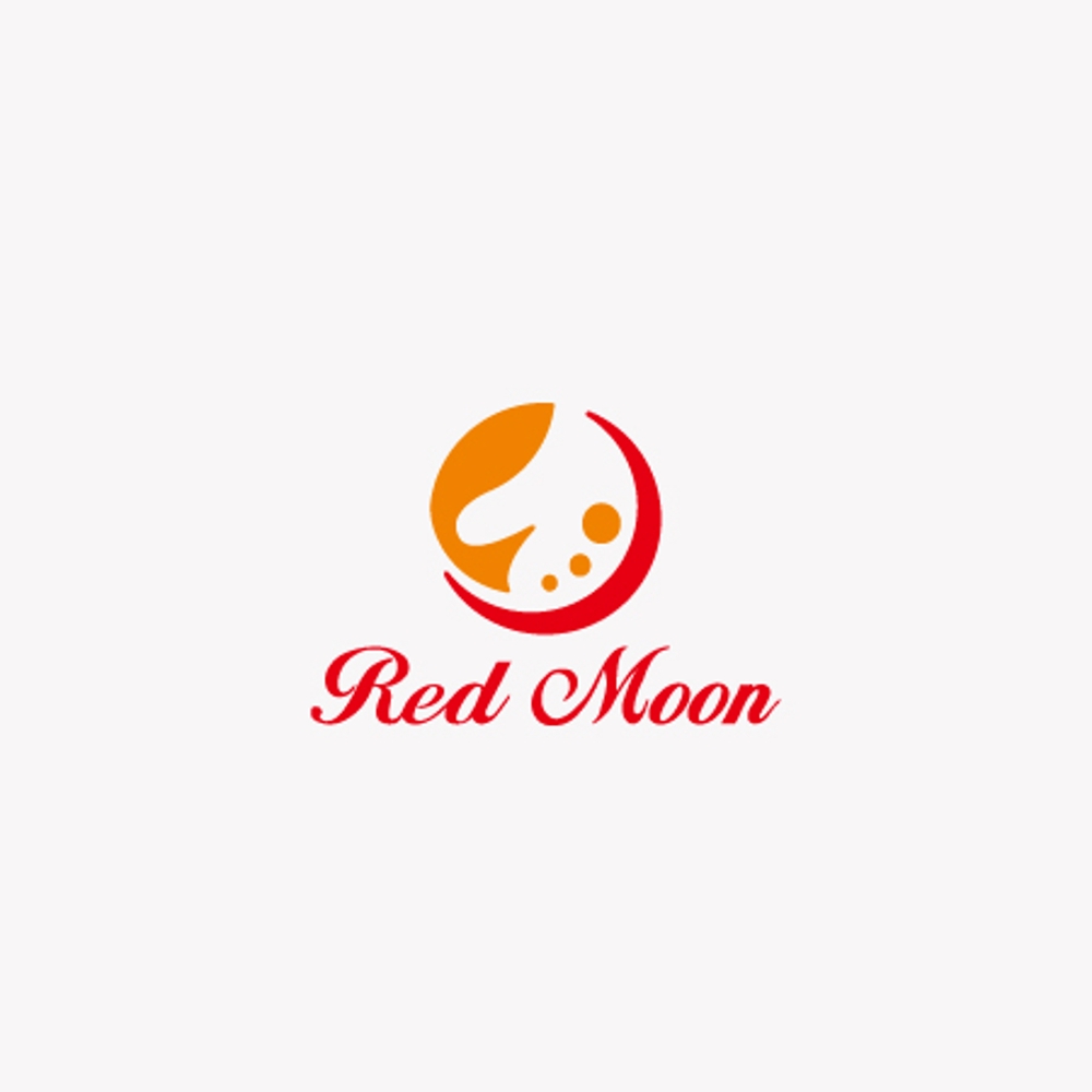 遊漁船『RED MOON』のロゴ作成