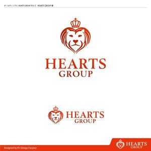 K'z Design Factory (kzdesign)さんのホールディングス　HEARTS GROUP　のロゴへの提案