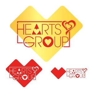 m ()さんのホールディングス　HEARTS GROUP　のロゴへの提案