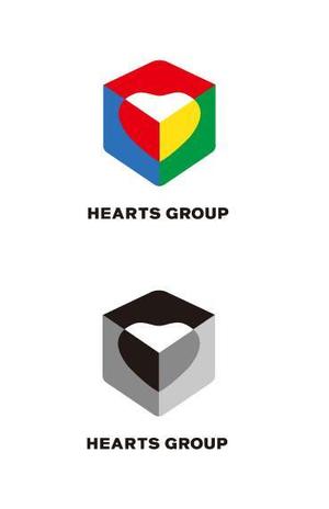 株式会社マーランド (marlan2)さんのホールディングス　HEARTS GROUP　のロゴへの提案