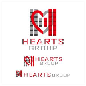 f-1st　(エフ・ファースト) (f1st-123)さんのホールディングス　HEARTS GROUP　のロゴへの提案