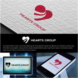 drkigawa (drkigawa)さんのホールディングス　HEARTS GROUP　のロゴへの提案