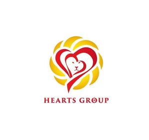 ヘッドディップ (headdip7)さんのホールディングス　HEARTS GROUP　のロゴへの提案