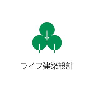 maamademusic (maamademusic)さんの自然派健康住宅を得意とする設計・施工を請け負う「ライフ建築設計」のロゴへの提案