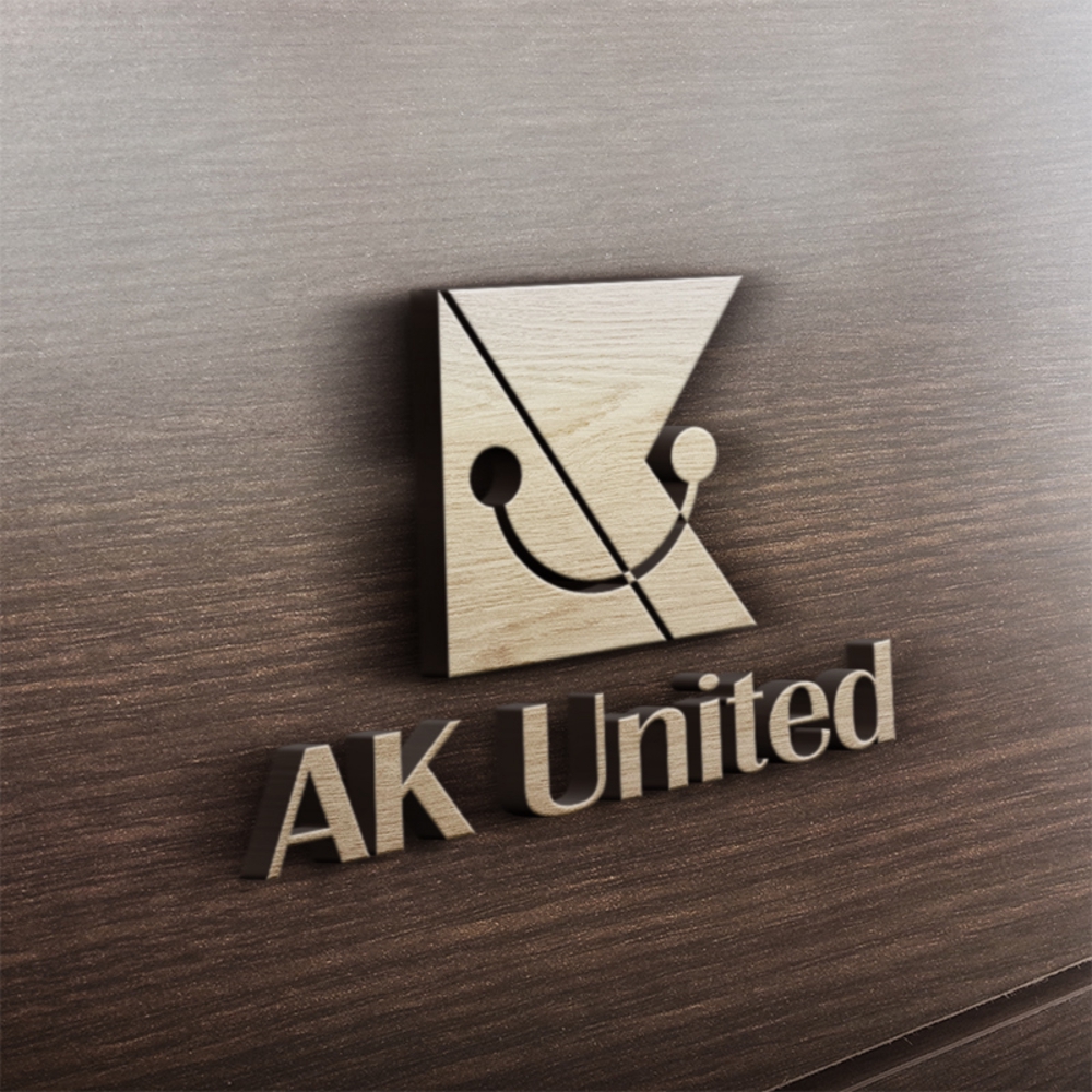 香港に設立した流通、投資コンサル会社　「AK United Co.,Ltd.」の　ロゴ