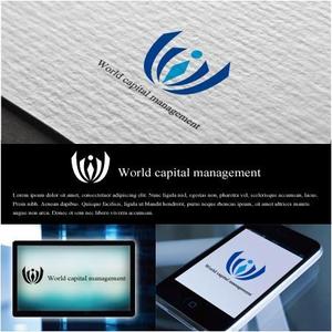 drkigawa (drkigawa)さんの新規設立「World capital management」建設•運送•介護の統合会社のロゴ への提案