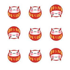 uuaaaiofさんの開運グッズの可愛らしいイラスト（七福神・招き猫などを可愛らしく）への提案
