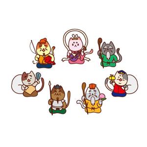 晴 (haru-mt)さんの開運グッズの可愛らしいイラスト（七福神・招き猫などを可愛らしく）への提案