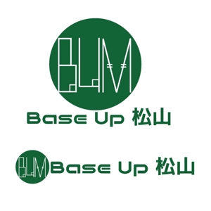 vDesign (isimoti02)さんの塾、スクール「BaseUP松山」のロゴへの提案