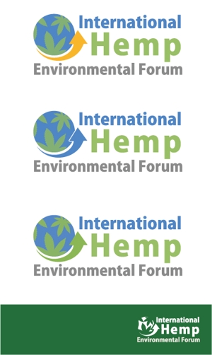 黒木みさき (Mtroussier)さんの国際ネットワーク「International Hemp Environmetal Forum」のロゴへの提案