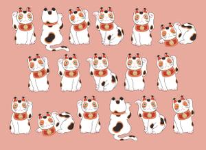 emi_haya (emi_haya)さんの開運グッズの可愛らしいイラスト（七福神・招き猫などを可愛らしく）への提案