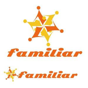 vDesign (isimoti02)さんの少人数制の幼児教育「familiar」のロゴへの提案