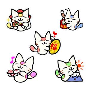 Ayumi__T (Ayumi__T)さんの開運グッズの可愛らしいイラスト（七福神・招き猫などを可愛らしく）への提案