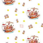 monimoniko (monimoniko)さんの開運グッズの可愛らしいイラスト（七福神・招き猫などを可愛らしく）への提案