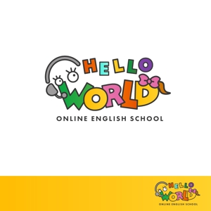 azucenajp (azucenajp)さんの新規オンライン英会話サービス「Hello World」のロゴへの提案