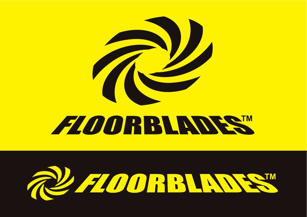 「FLOORBLADES」のロゴ作成