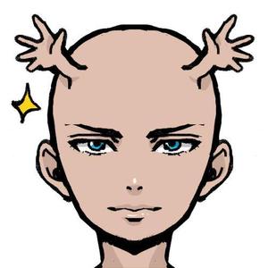 paru_akiさんの面白い髪型、面白い頭部のイラスト制作への提案