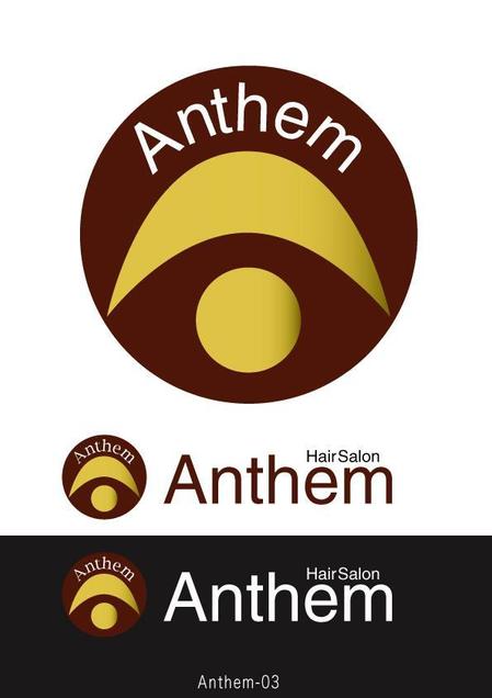 Pdst 4646さんの事例 実績 提案 美容室 Anthem Anthem のロゴ Pdst4646です クラウドソーシング ランサーズ