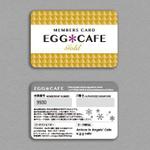 design_sen (design_sen)さんのアニメーション飲食店「エッグカフェ」プラスチック会員証デザインへの提案