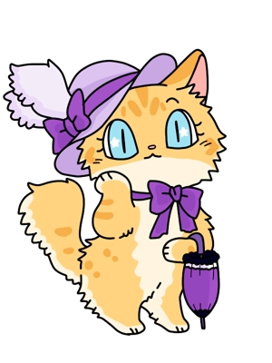 翔。 (show_kingdom)さんのふわふわ長毛の猫の2頭身キャラクターデザインをお願いいたしますへの提案