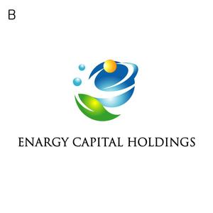 miru-design (miruku)さんの新会社設立のため【(株)　ＥＮＥＲＧＹ　ＣＡＰＩＴＡＬ　ＨＯＬＤＩＮＧＳ】のロゴへの提案