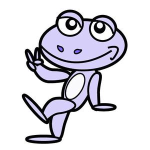 おとう (akubal9)さんのカエルのキャラクターデザイン(自社のキャラクター)への提案