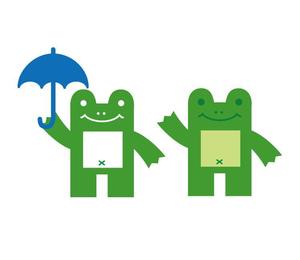 azuki ()さんのカエルのキャラクターデザイン(自社のキャラクター)への提案