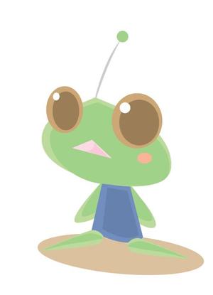 日和佐 (YukoHiwasa)さんのカエルのキャラクターデザイン(自社のキャラクター)への提案