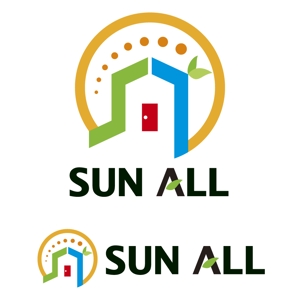 e-numaさんの「サンオール　　または　　　SUN ALL」のロゴ作成への提案