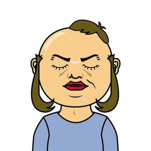 てらまさ (abava225)さんの面白い髪型、面白い頭部のイラスト制作への提案
