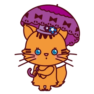 kanya (poyonn)さんのふわふわ長毛の猫の2頭身キャラクターデザインをお願いいたしますへの提案