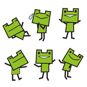 FUKUKO (fukuko_23323)さんのカエルのキャラクターデザイン(自社のキャラクター)への提案