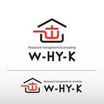 MIND SCAPE DESIGN (t-youha)さんの飲食店、飲食店コンサルタント、の会社  W-HY-K  のロゴへの提案