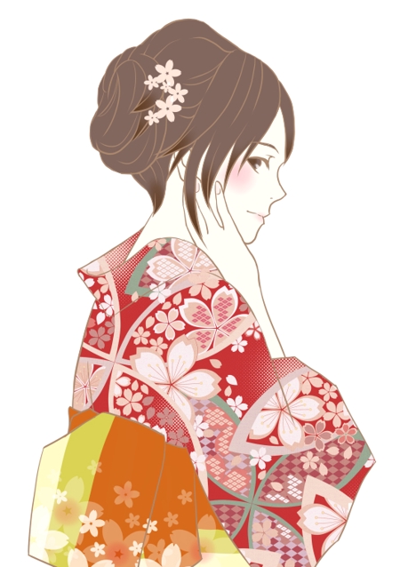 若い日本人女性をイメージしたイラストの仕事 依頼 料金 イラスト