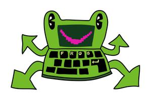okameinko ()さんのカエルのキャラクターデザイン(自社のキャラクター)への提案