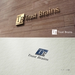 coco design (tomotin)さんの温泉旅館・リゾートホテル等の総合的経営支援「Trust Brains」のロゴへの提案