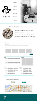 Takato Ezaki ()さんの大阪南船場のヘアサロン・ホームページトップデザイン募集！への提案