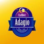 株式会社ティル (scheme-t)さんの「クラフトビア酒場　Adagio アダージォ　Craft Beer」のロゴ作成への提案