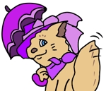 たら (tarara)さんのふわふわ長毛の猫の2頭身キャラクターデザインをお願いいたしますへの提案
