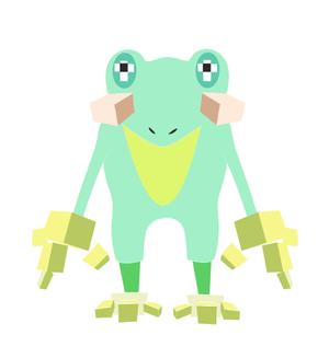 行方 (inui_tsukasa)さんのカエルのキャラクターデザイン(自社のキャラクター)への提案