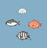 おまめ (omame113)さんの海や魚（生物）をモチーフとしたLINE着せ替え作成♪への提案