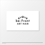 kaitonote (kaitonote)さんの美容室ヘアーサロン　「be-Front」ロゴ（商標登録予定なし）への提案