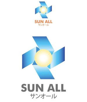 鶴田 亨 (usa7)さんの「サンオール　　または　　　SUN ALL」のロゴ作成への提案