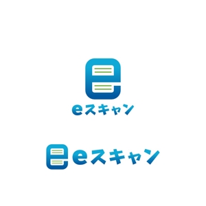 Yolozu (Yolozu)さんの自炊代行、書籍の電子化「eスキャン」のロゴへの提案