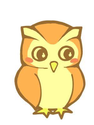 mikemaさんのフクロウのお店のキャラクターデザインへの提案