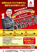 金子岳 (gkaneko)さんのビジネスブログコンサルのチラシへの提案