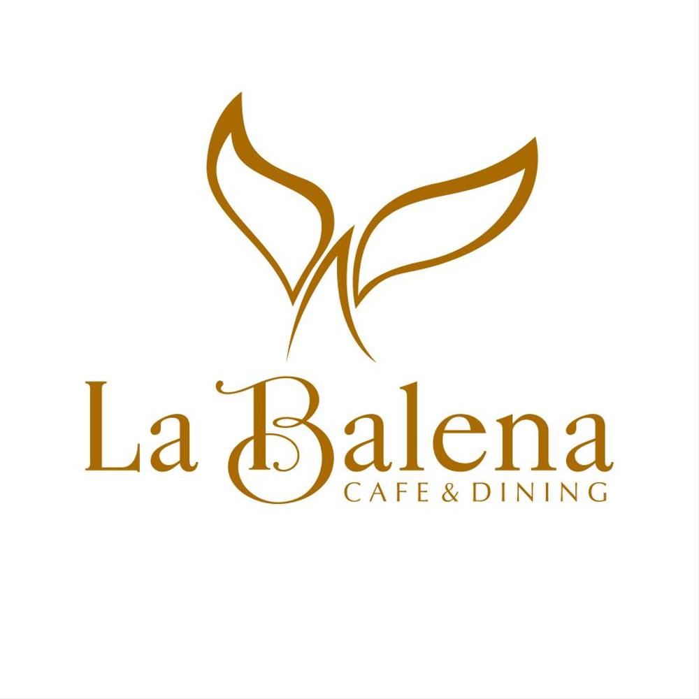 カフェ　　Cafe＆dining　｢ La Balena ｣のロゴ